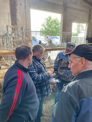 Jungtierbesprechung mit Ruben Schreiter und Lutz Küttner